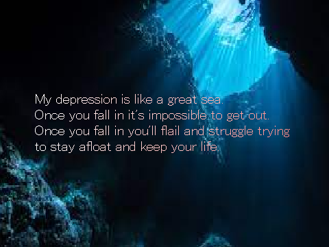 A Great Sea- a poem about depression