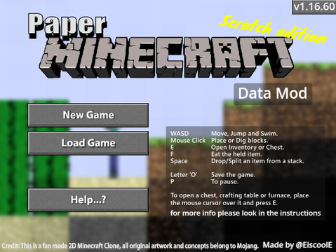Paper Minecraft Data Mod v1.16.60 (Archived)