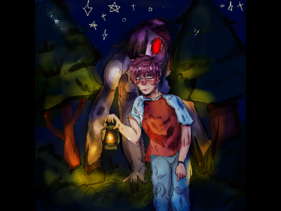 im in the woods... // art