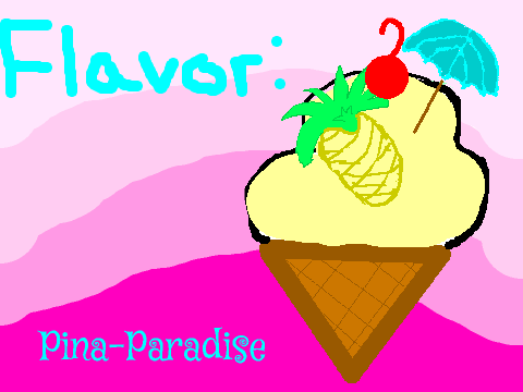 Ice Cream Contest!! Pina Paradise