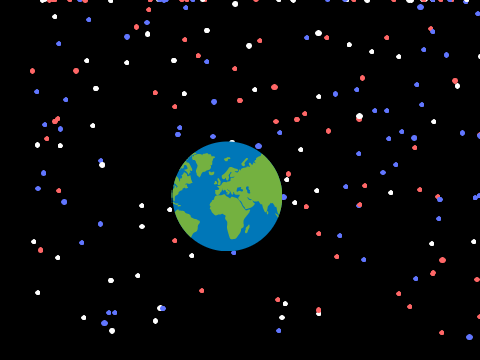 Earth -- my first parralax!