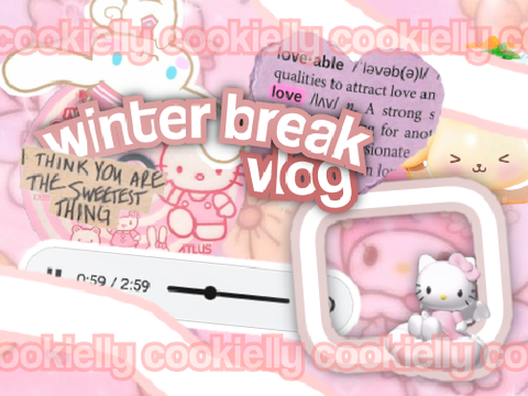 winter break ❆ new organized desk & bullet-journaling