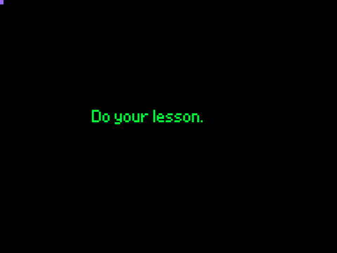 Do your lesson
