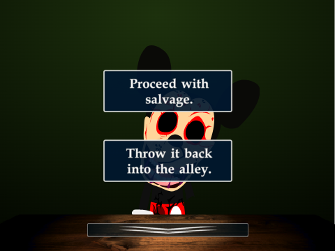 FNaF 6 Custom salvage (Inkblot Face)