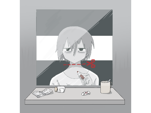 Cut here (vent)