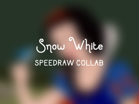 (collab with @Pinkmouse773) snow white speedraw