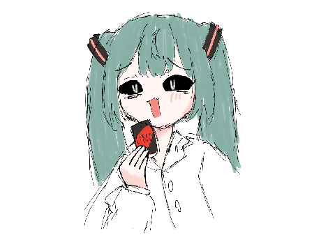 ミク(彼シャツver)