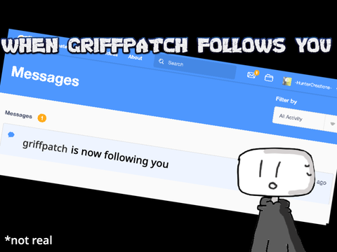 When Griffpatch Follows You || #All #Animations #Contests #Stories