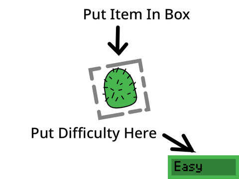 make your own item - find the items cactus