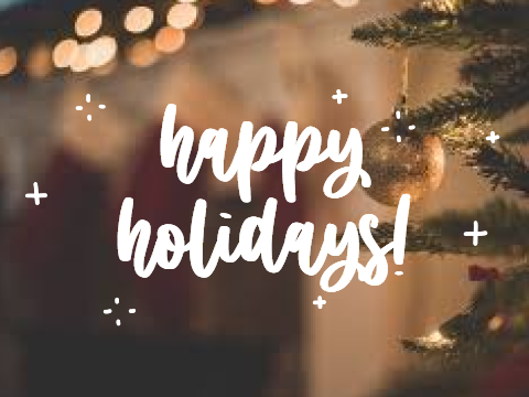 happy holidays ♡