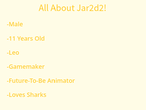 All About Jar2d2!