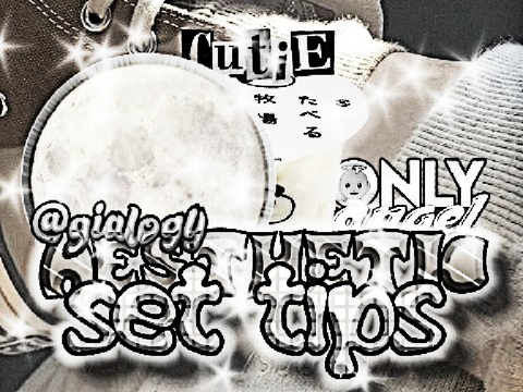 aesthetic set tips