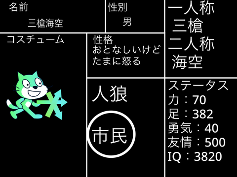 【新アニメ】人狼GAME　参加シート remix