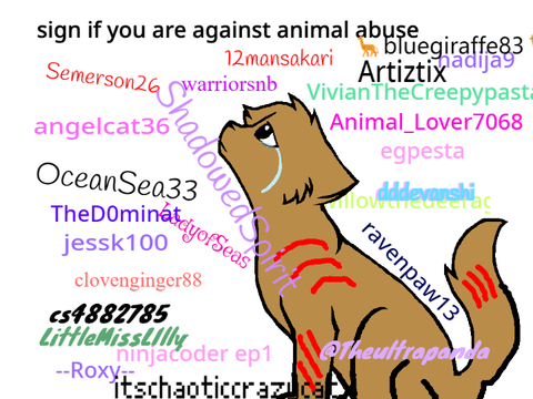 Sign This If You Are Against Animal Abuse remix remix remix