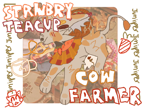 #ota / vintage pie cow farmer ☆ [open]