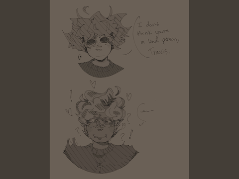 little doodle comic thing