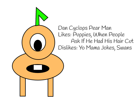 Dan Cyclops Pear Man