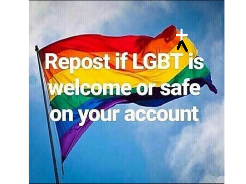 Repost/remix if the LGBTQ+ community is welcome or safe on your account remix (1) remix remix