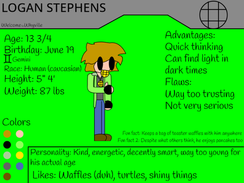 welcome to whyville | logan ref sheet