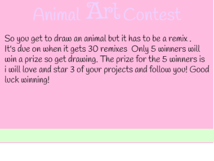 Animal Art Contest -Still Open- remix-2