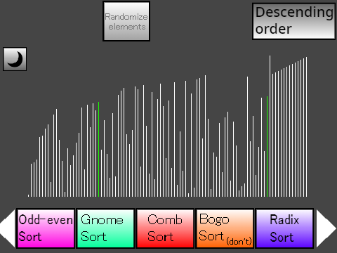 sorting algorithms v2