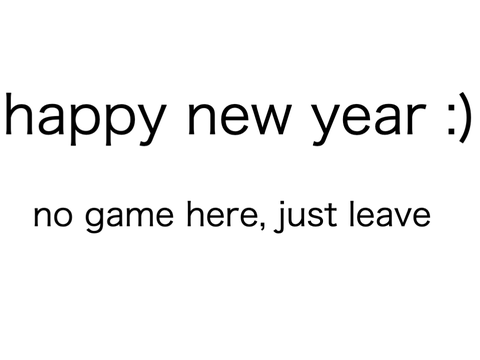 happy new year :)