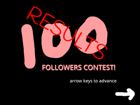 [RESULTS] 100 Followers Game Contest 