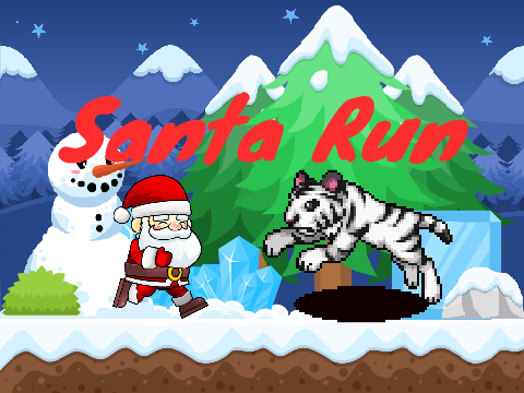 Santa Run - A Scrolling Platformer