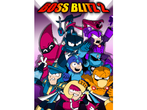 Official Artwork For Boss Blitz 2 (as a little celebration for finishing it, Yay us!)