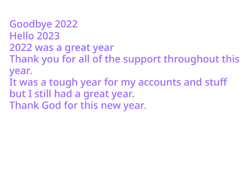 Happy New Year