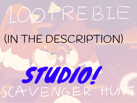 100 Freebie scavenger hunt remix STUDIO