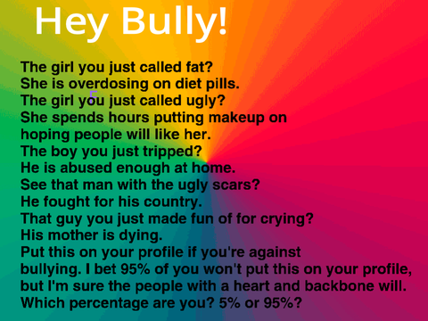 Remix this if you are against bullying!