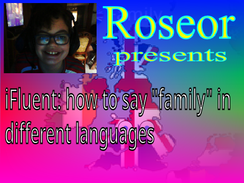 iFluent: how to say "family" in different languages