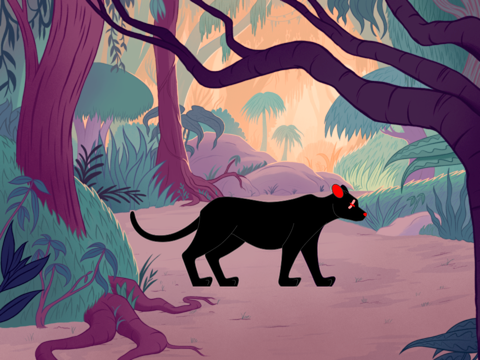 demon panther art