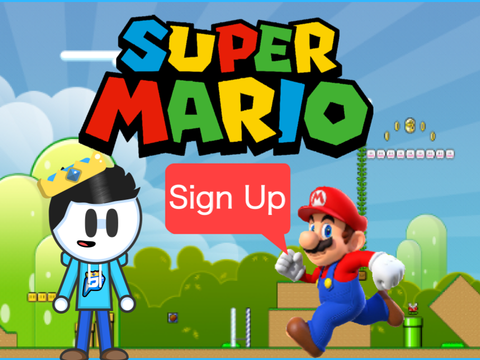 Super Mario Sign Up