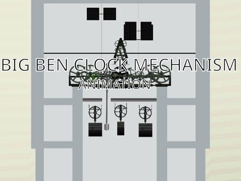 Big Ben Clock (with mechanism)
