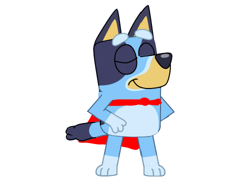 Super Bluey!