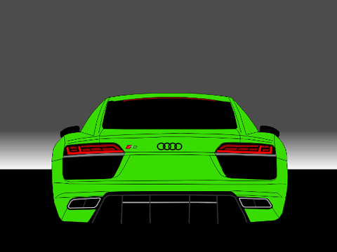 Audi R8 taillight simulator remix