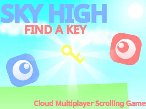 SKY HIGH -FIND A KEY- Cloud Multiplayer Scrolling Game