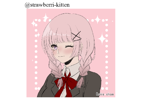 PFP FOR @strawberri-kitten