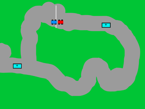 Mini car racing