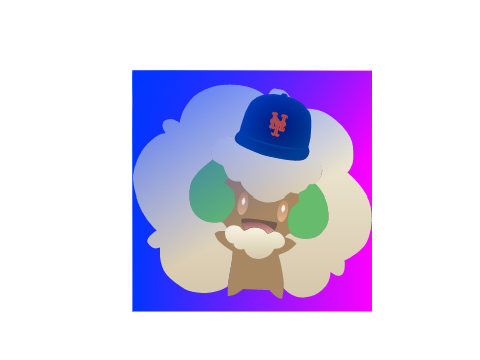 FREE whimsicott with mets hat pfp