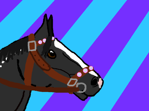 Horse for ladybugruby