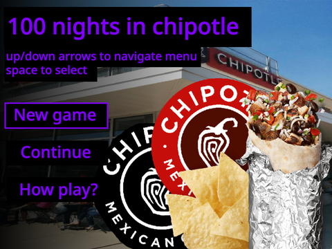 100 nights in chipotle