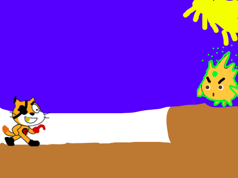 SCRATCH PIRATE VS GOBO THE ALIEN!!!
