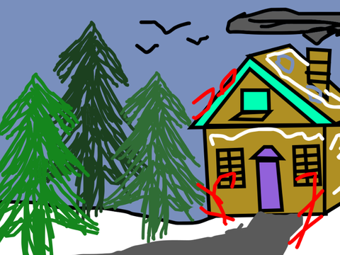 My first contest entry gingerbread house
