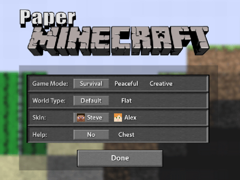 Paper Minecraft v11.7 (Minecraft 2D) remix-2