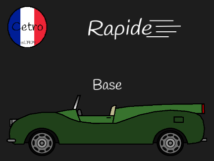(4 Variants) 1937 Cetro Rapide