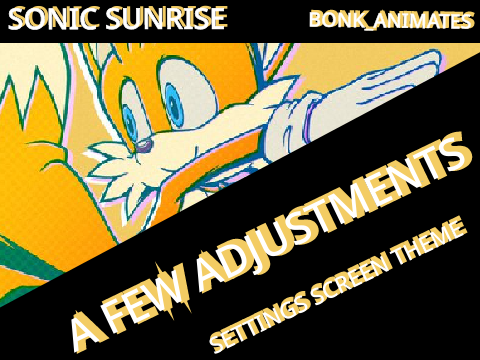 A Few Adjustments (Settings Screen Theme) - Sonic Sunrise OST