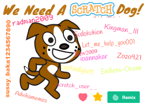 Petition to add a Scratch Dog! PLS 
